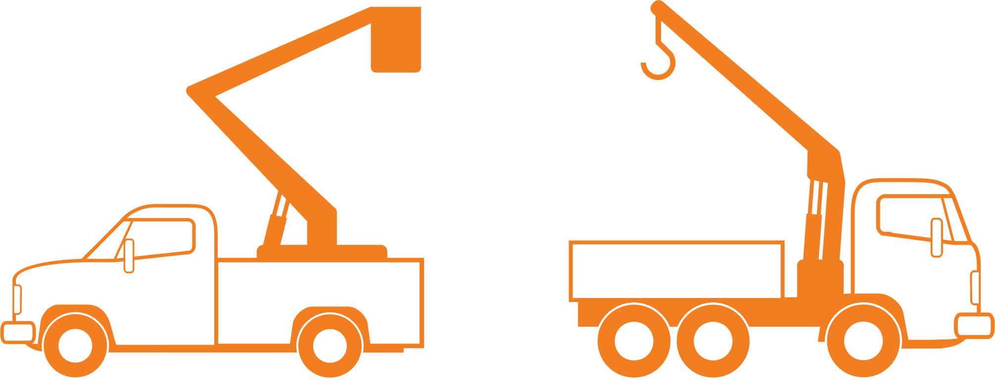 Lift and Crane Trucks PNG icons