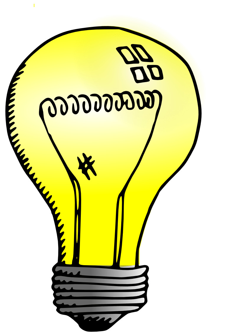 Light Bulb Drawing png icons