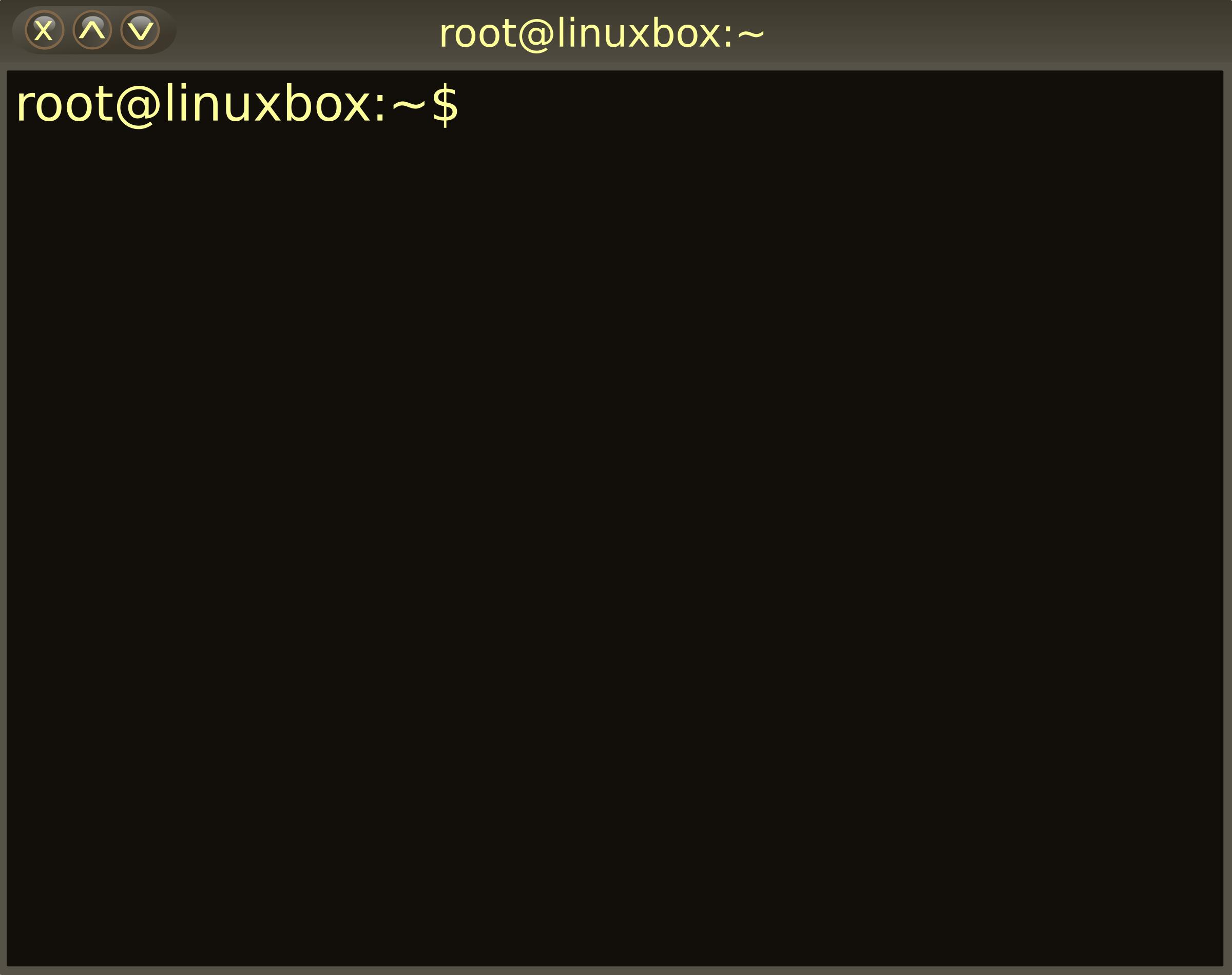 Linux Terminal Window png