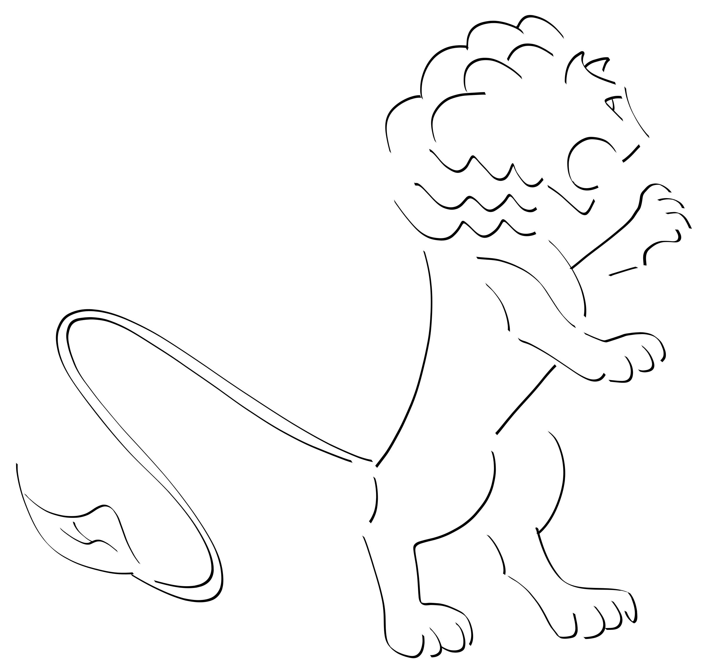 Lion Front png