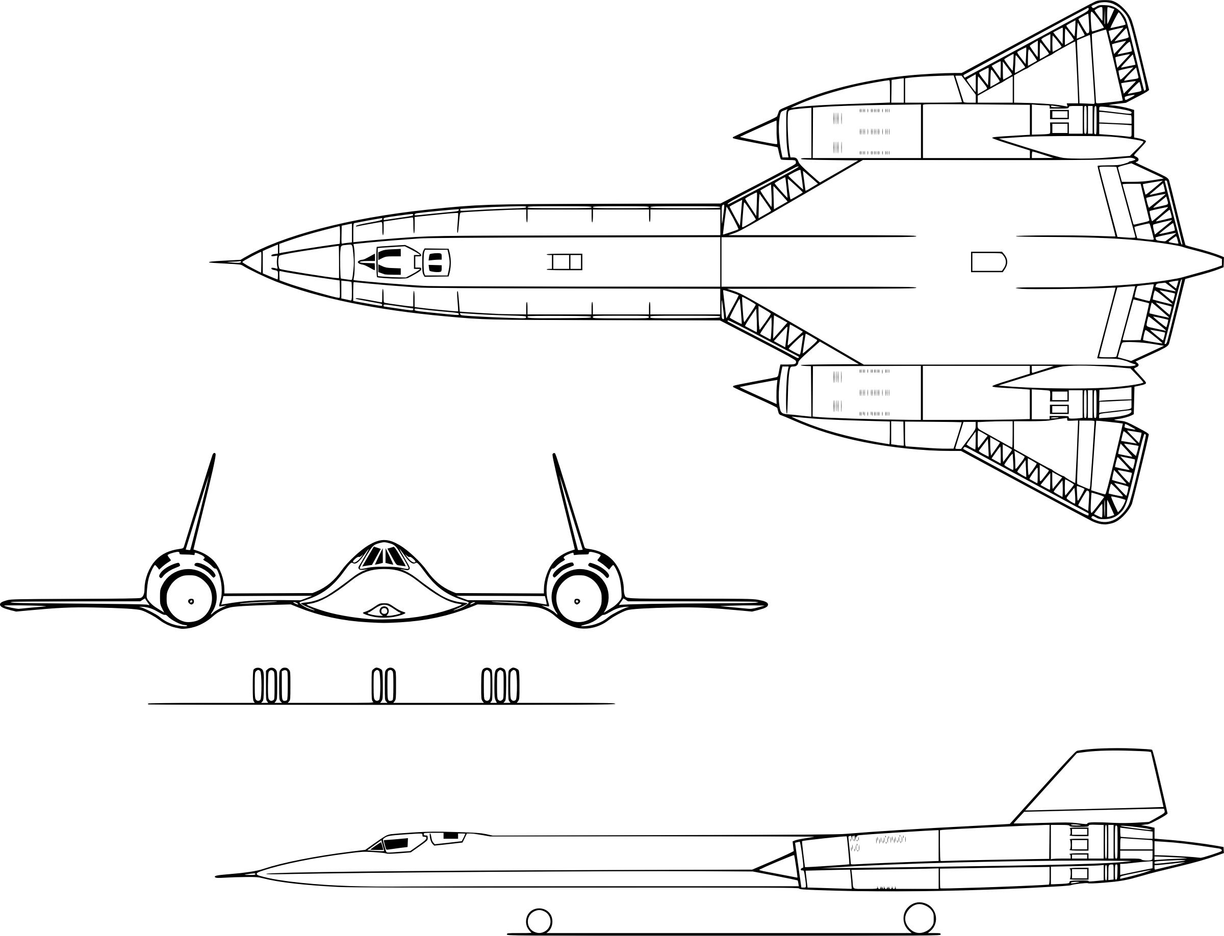 Lockheed SR-71A png