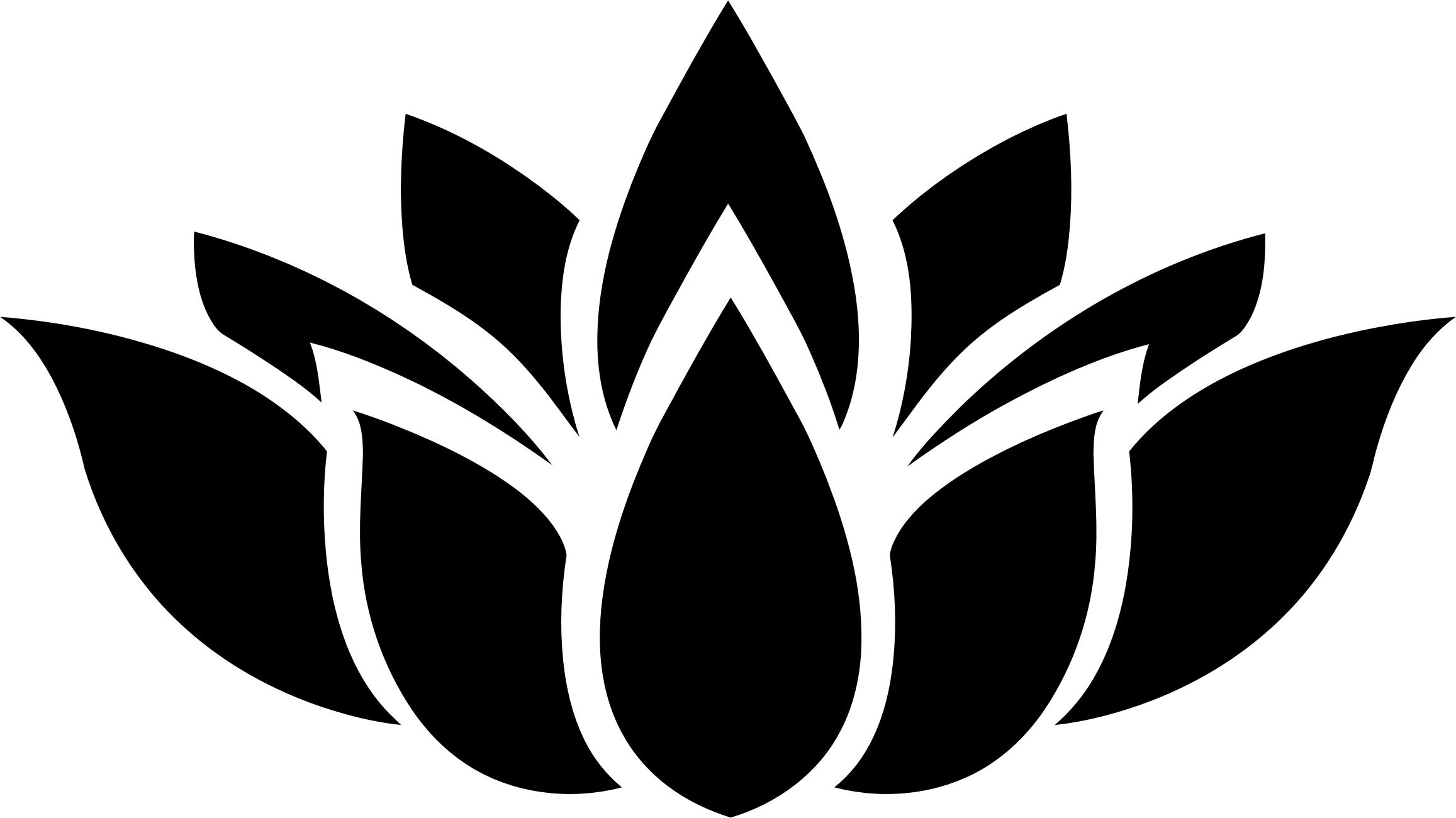 Lotus Flower Silhouette 7 png