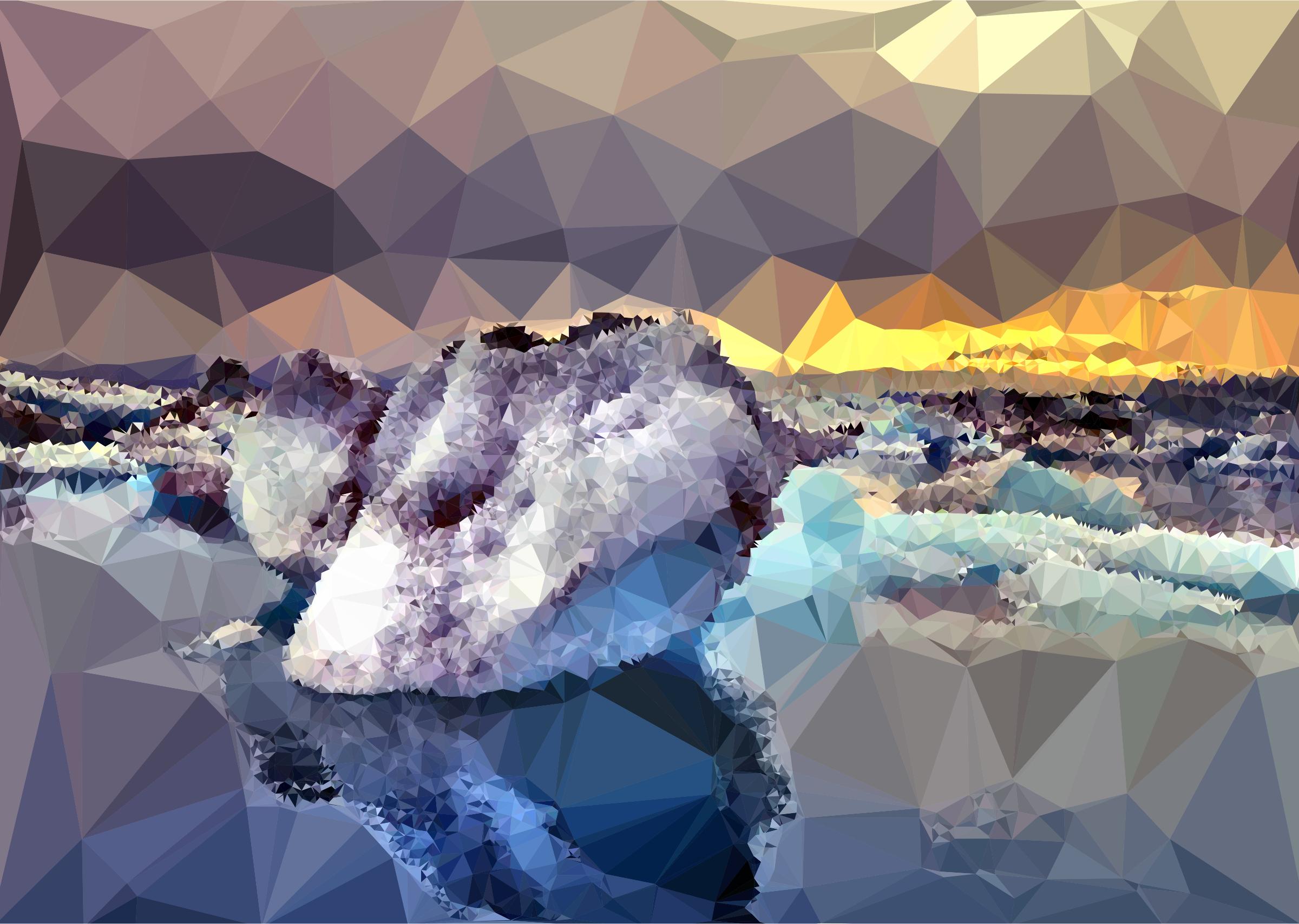 Low Poly Arctic Ice png