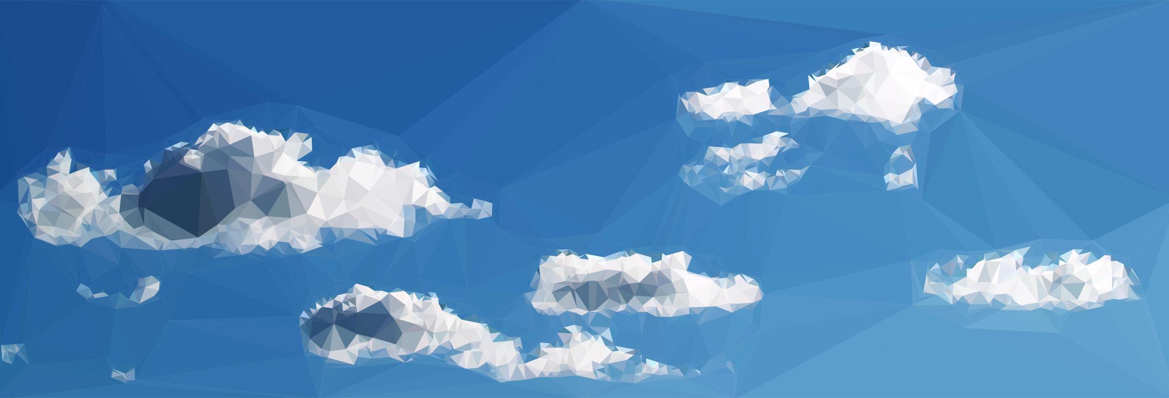 Low Poly Blue Sky 8 png