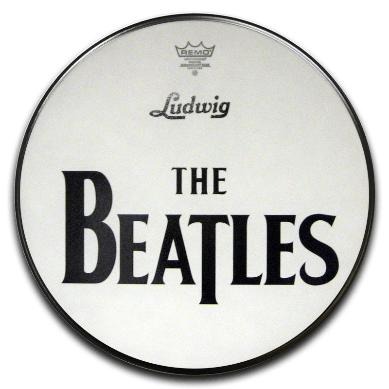 Ludwig Drum Head the Beatles icons