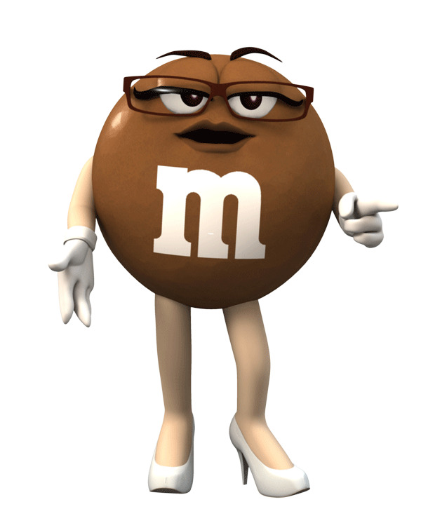 M&M's Brown Lady png icons