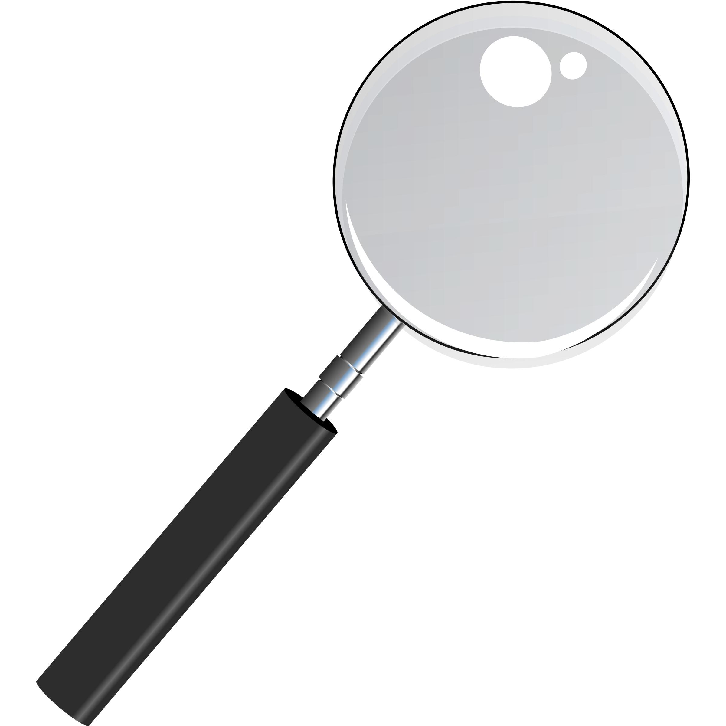 Magnifying Glass with Transparent Glass png