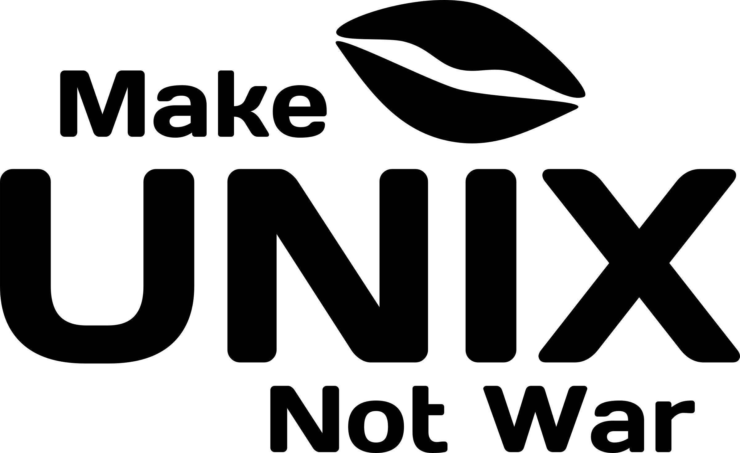 Make UNIX Not War png