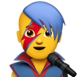 Male Popstar Emoji icons
