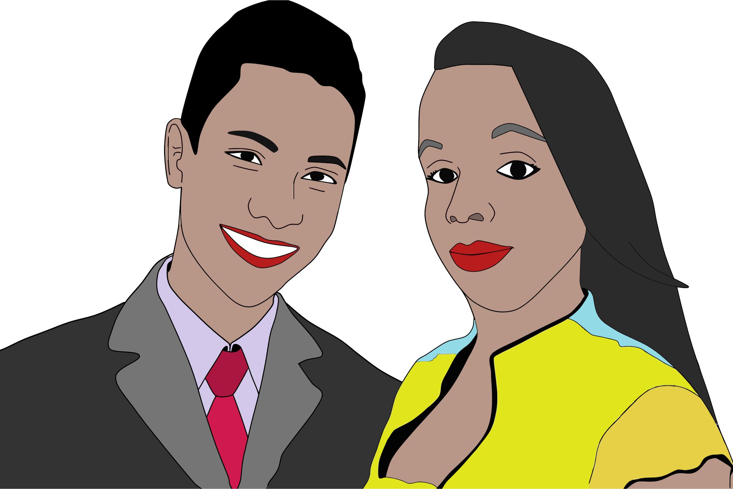 Man And Woman Portrait png