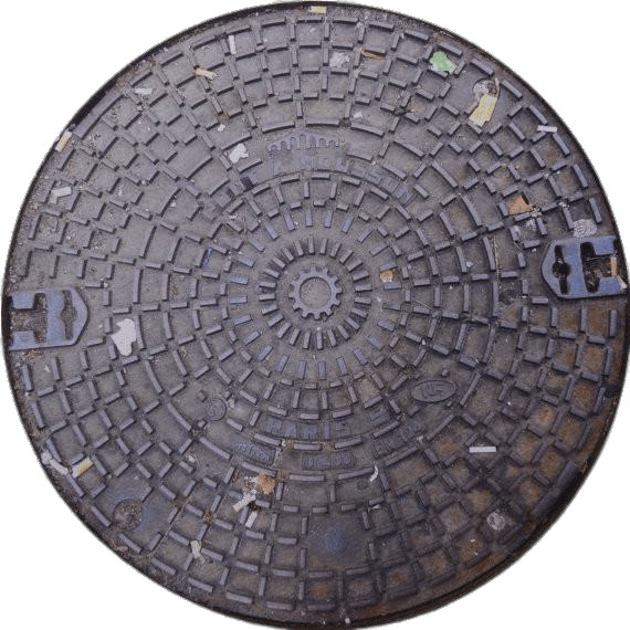 Manhole Cover In Paris icons