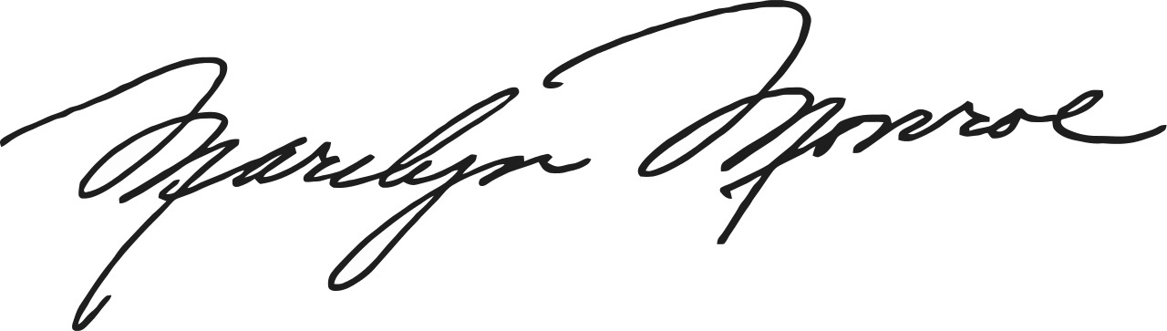 Marilyn Monroe Signature icons
