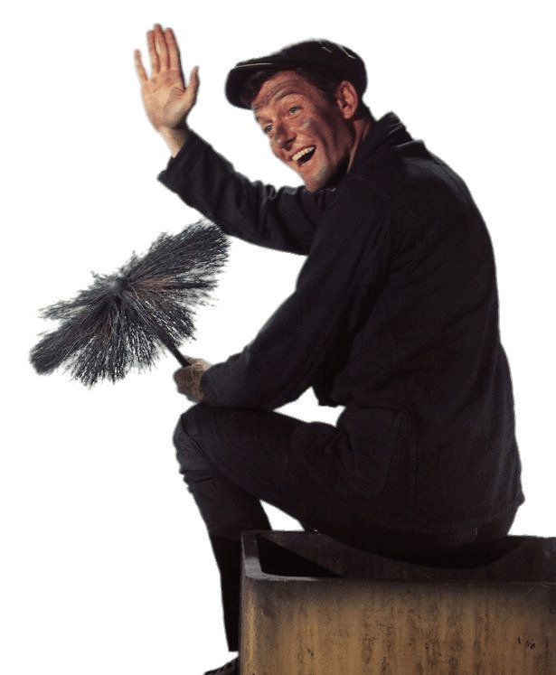 Mary Poppins Dick Van Dyke Chimney Sweep png icons