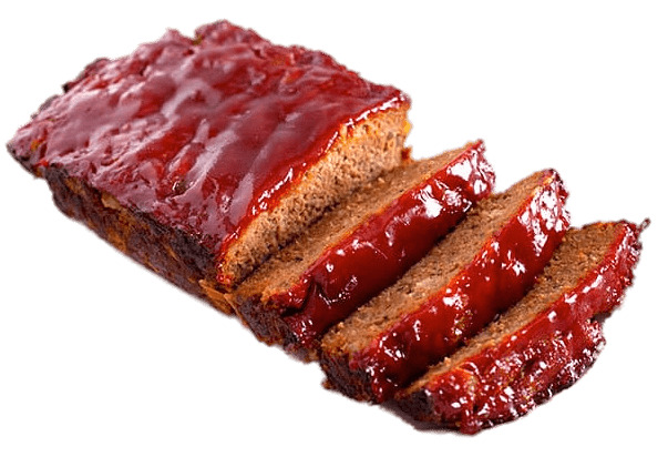 Meatloaf Covered In BBQ Sauce png icons