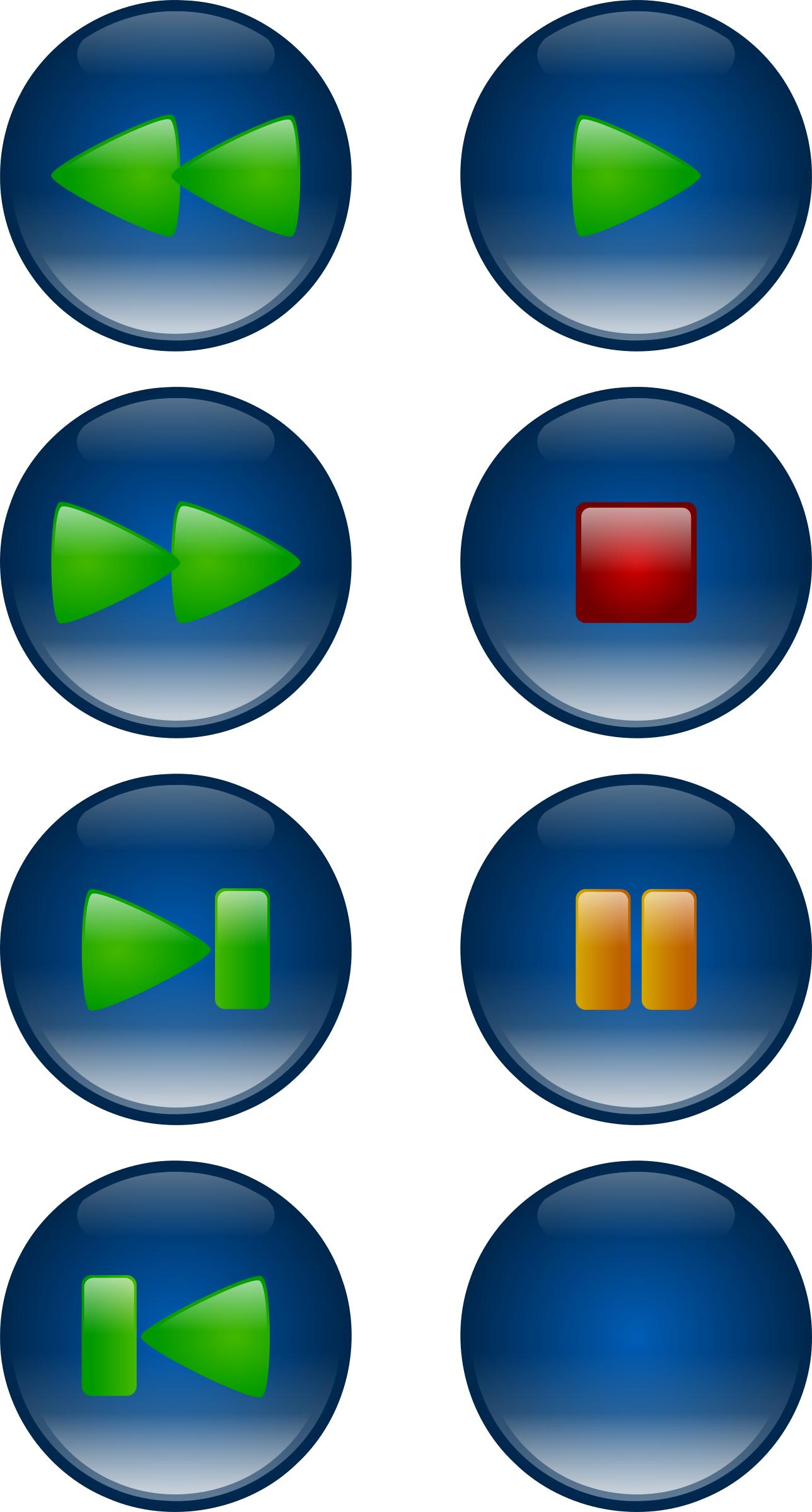 Media Buttons icons