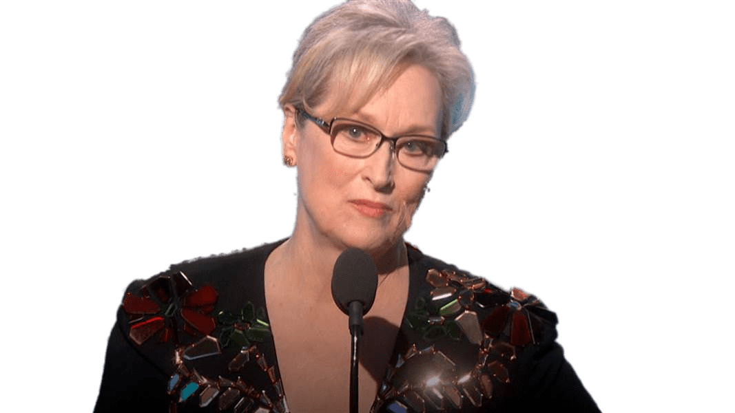 Meryl Streep Giving Speech PNG icons
