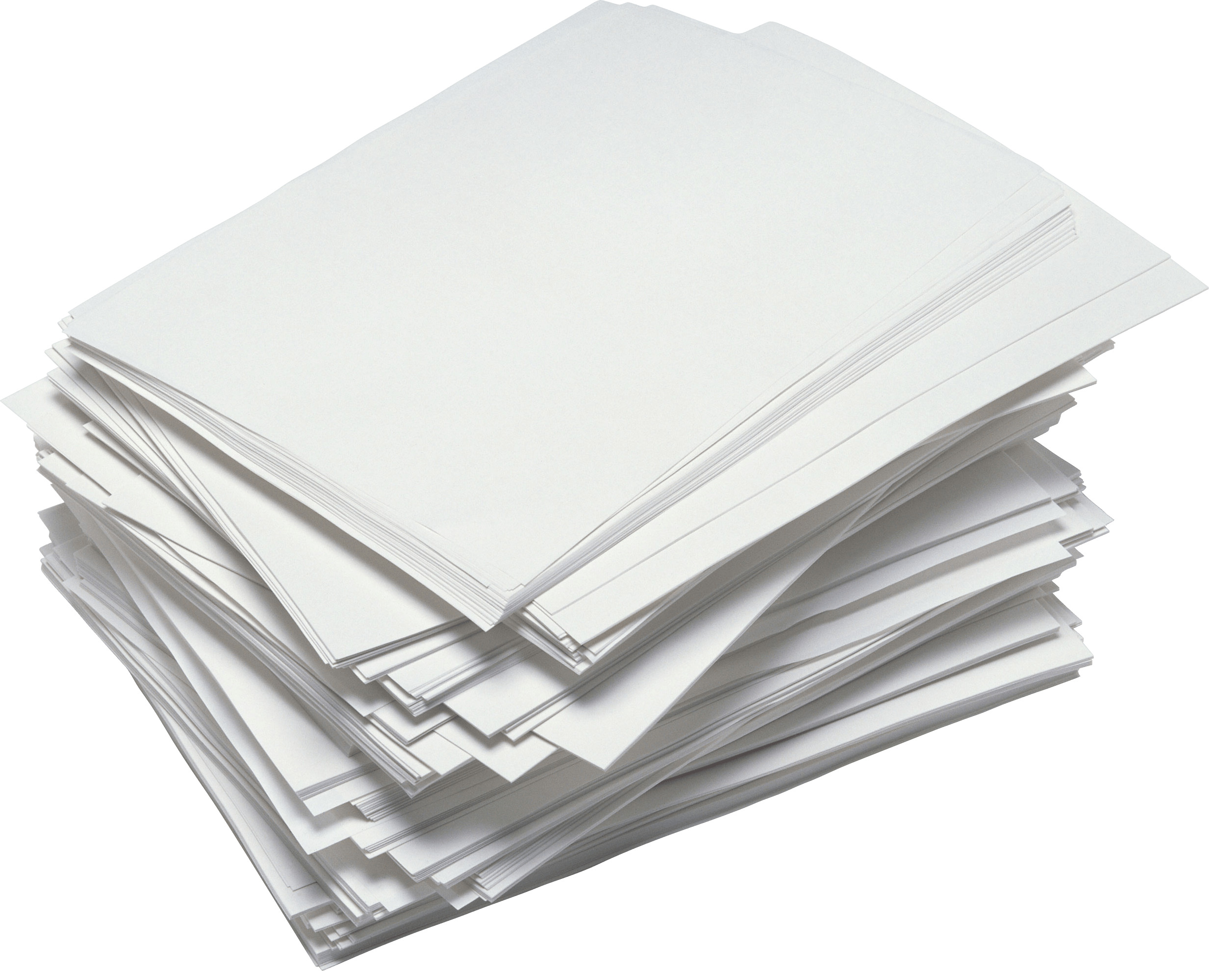 Messy Paper Stack png