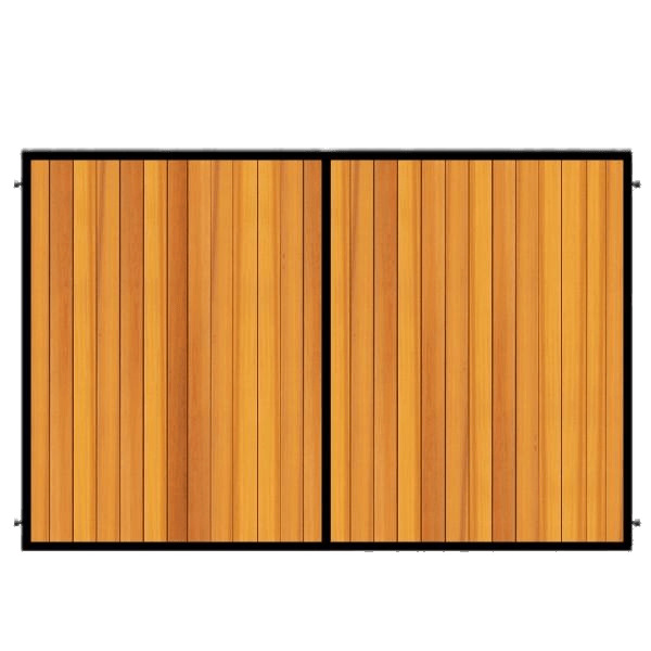 Metal Framed Wooden Gate png icons