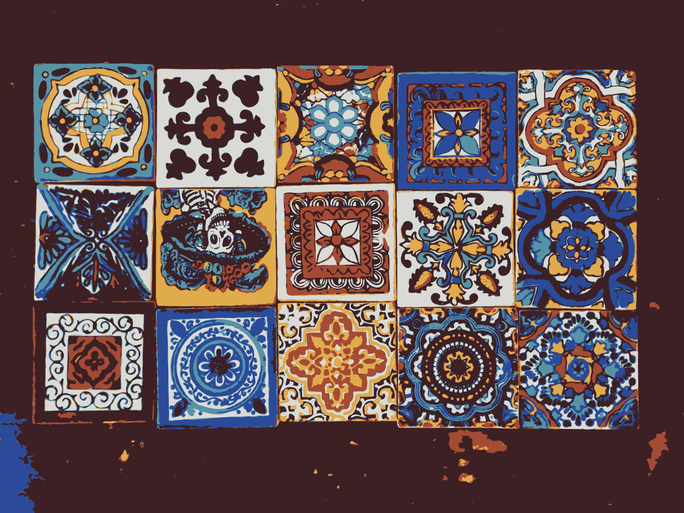 Mexican tiles png