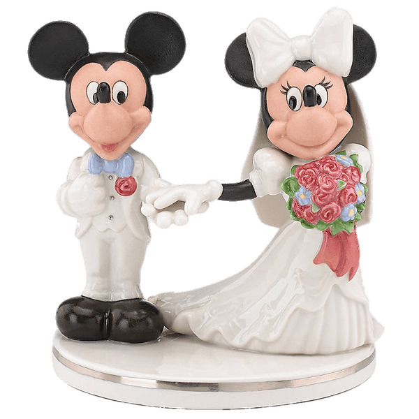 Mickey and Minnie Wedding Figurines Cake Topper icons