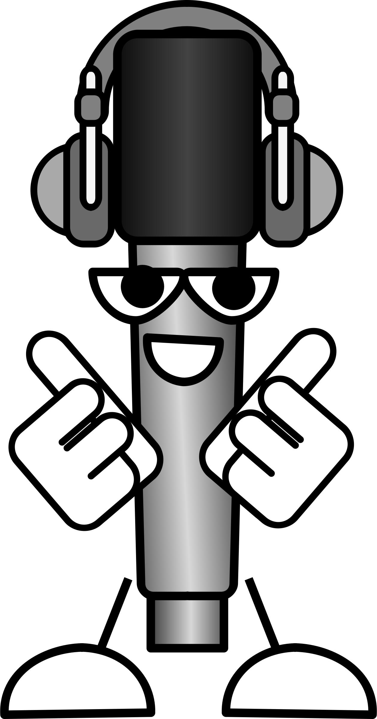 Mike the Mic with Headphones png