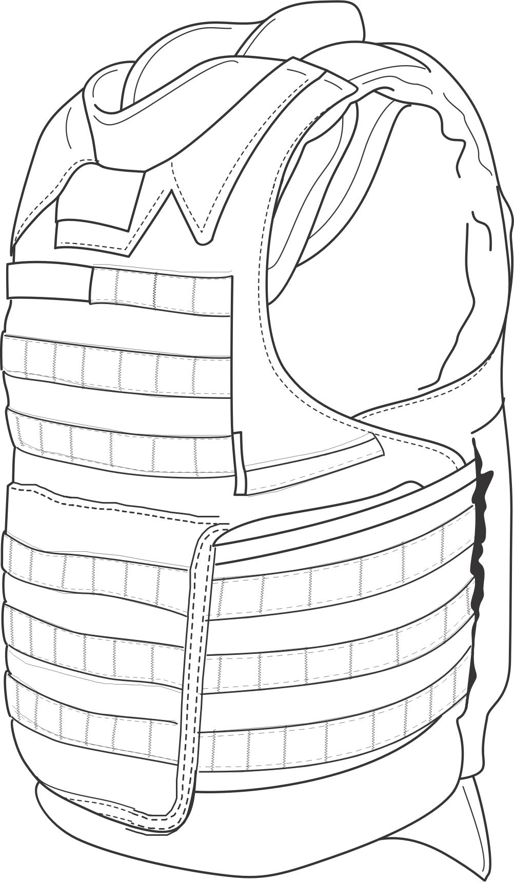 Military Armor Vest png