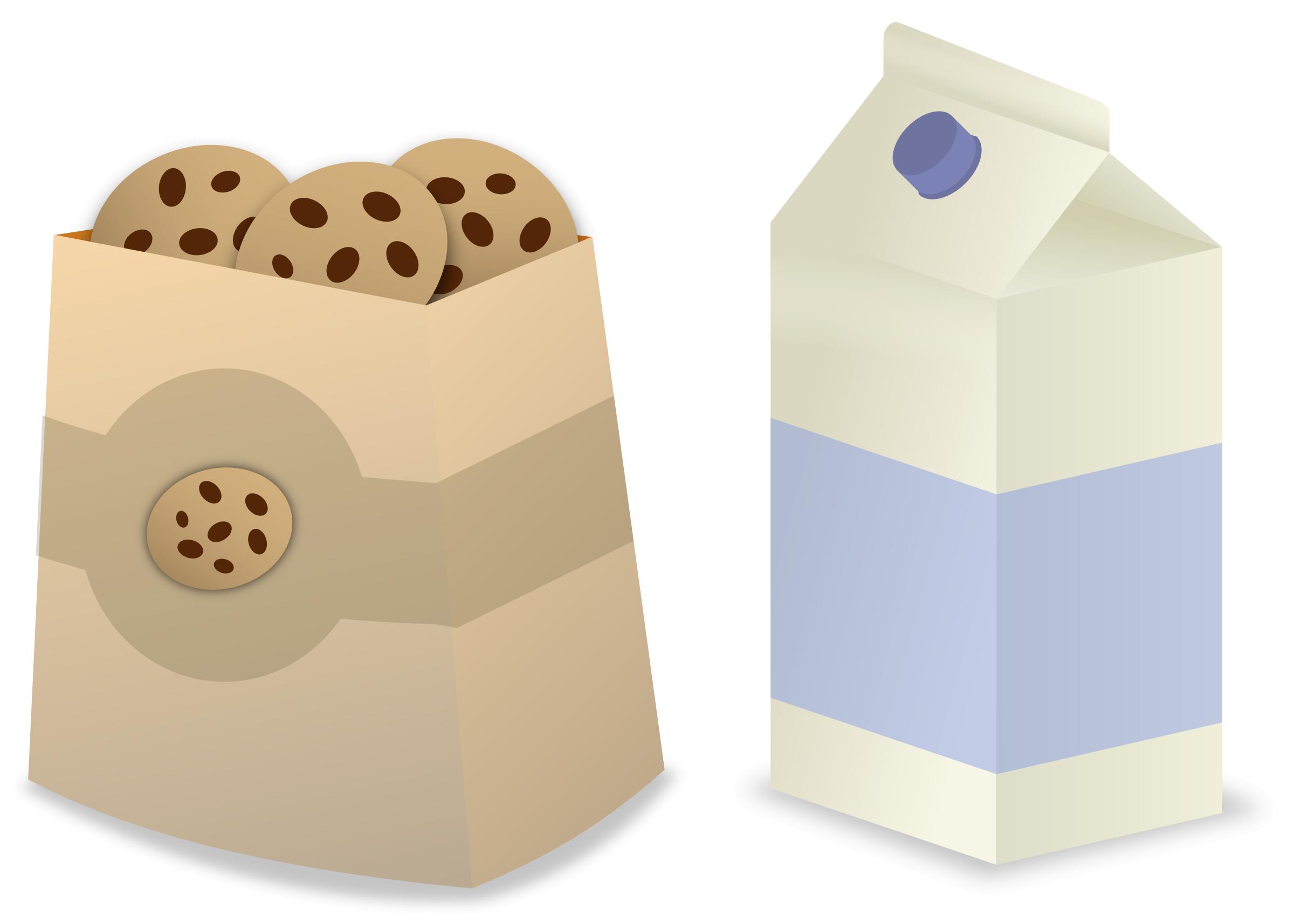 Milk & Cookies icons