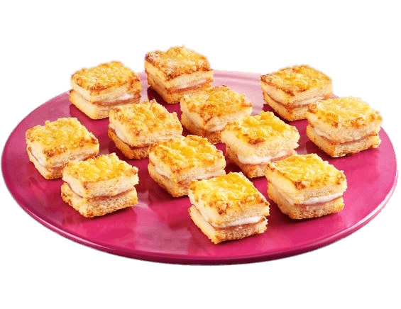 Mini Croque Monsieur on A Plate icons