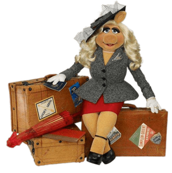 Miss Piggy Travelling icons