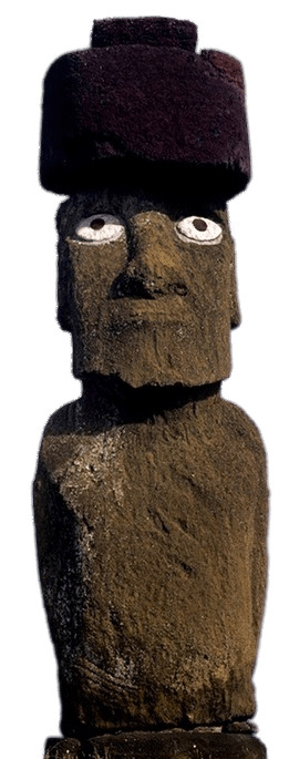 Moai Statue With Eyes Easter Island icons