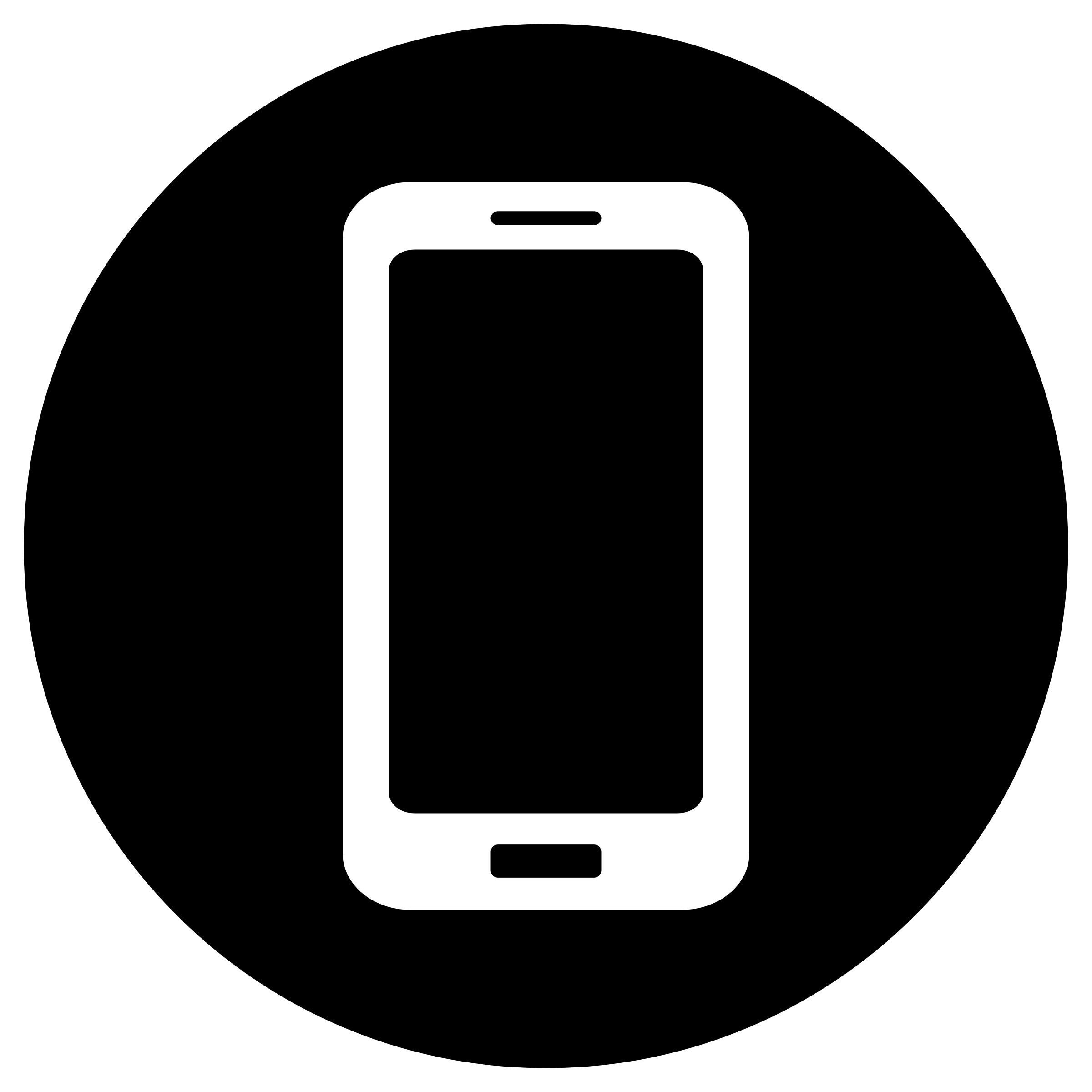 Mobile Icon - White on Black icons