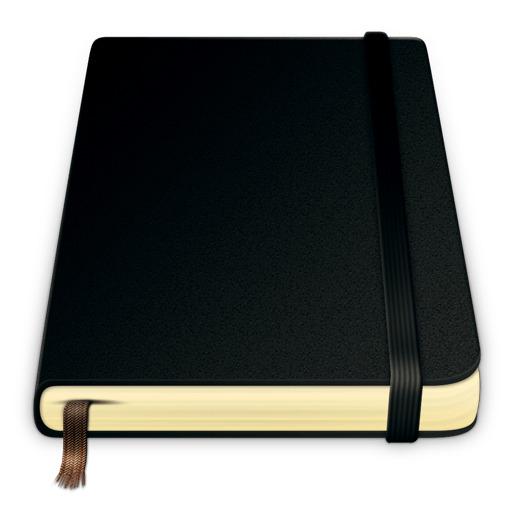 Moleskine Side View PNG icons