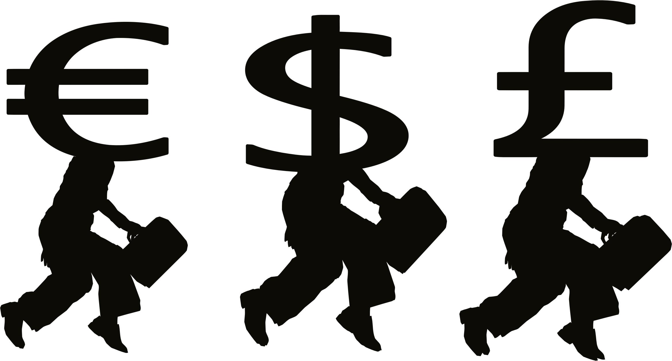Money People Silhouette icons