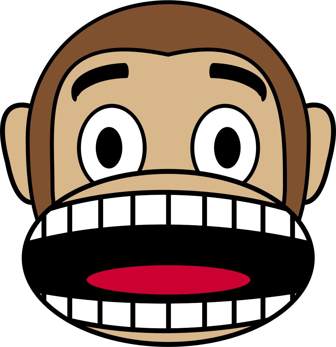 Monkey Emoji - Fearful png