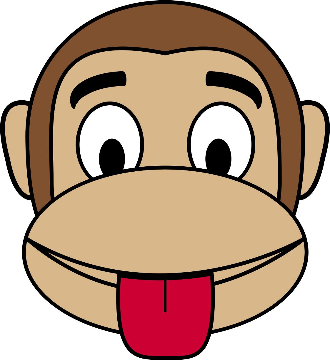Monkey Emoji - Tongue out png