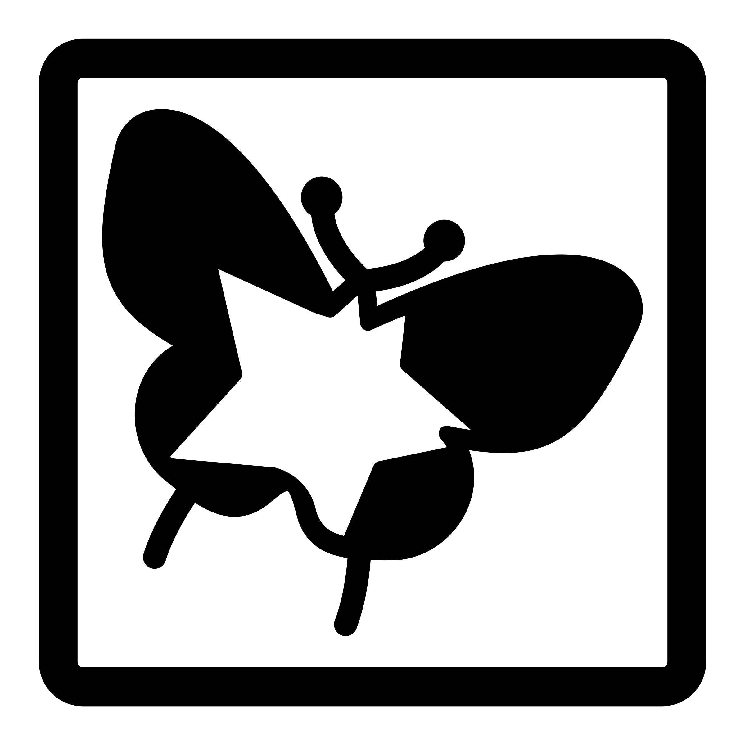 mono 001 star butterfly PNG icons