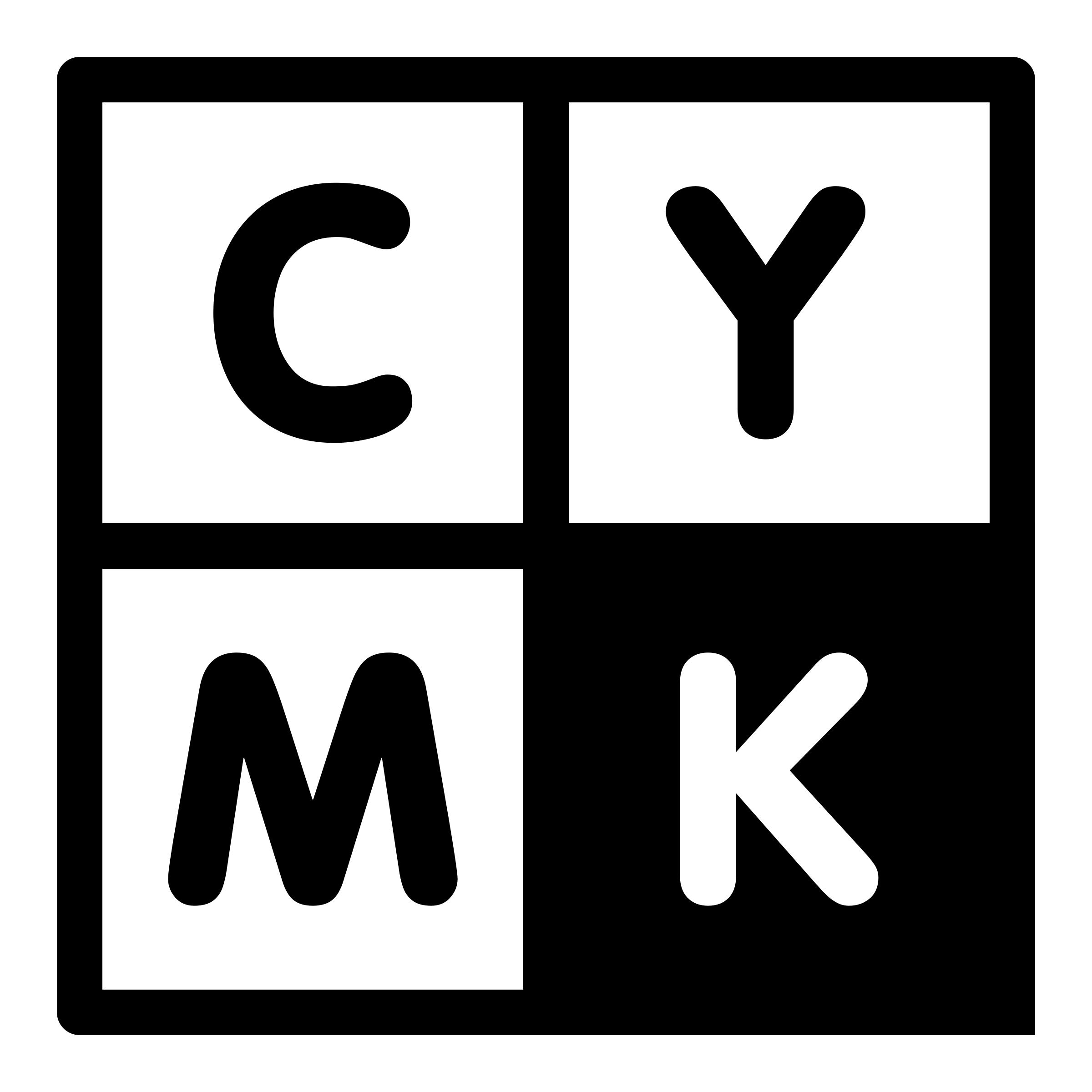 mono template cmyk empty PNG icons