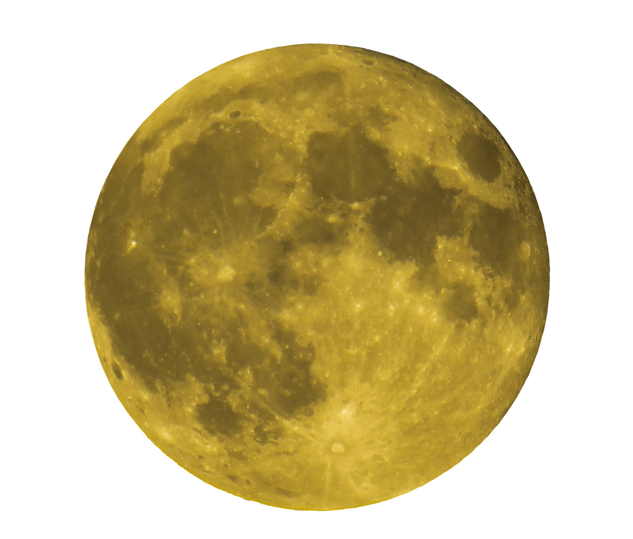 Moon Full Yellow icons