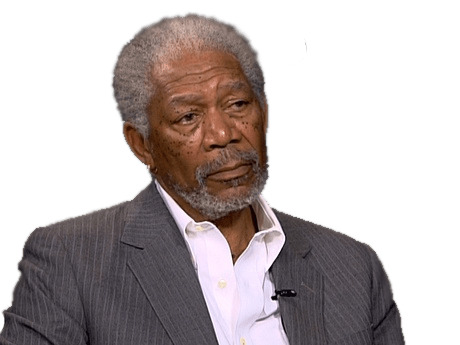 Morgan Freeman Thinking png