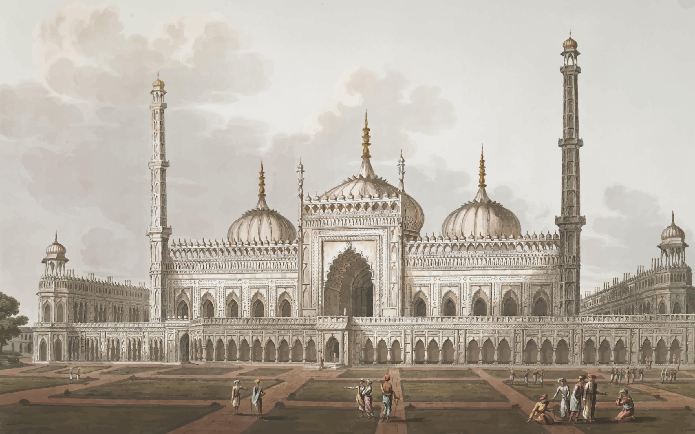 Mosque at Lucknow icons