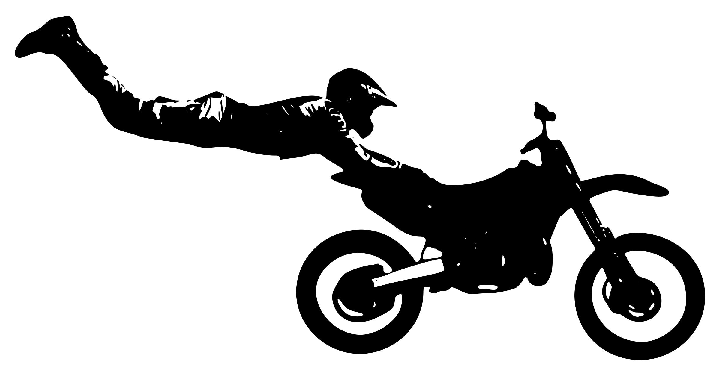 Motorbike Enduro Silhouette 2 PNG icons