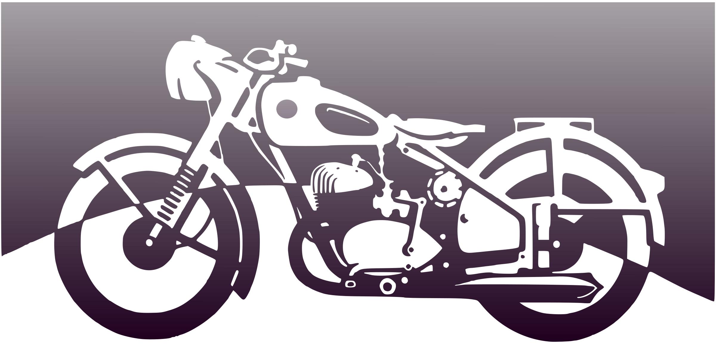 Motorbike of the 1950ies png