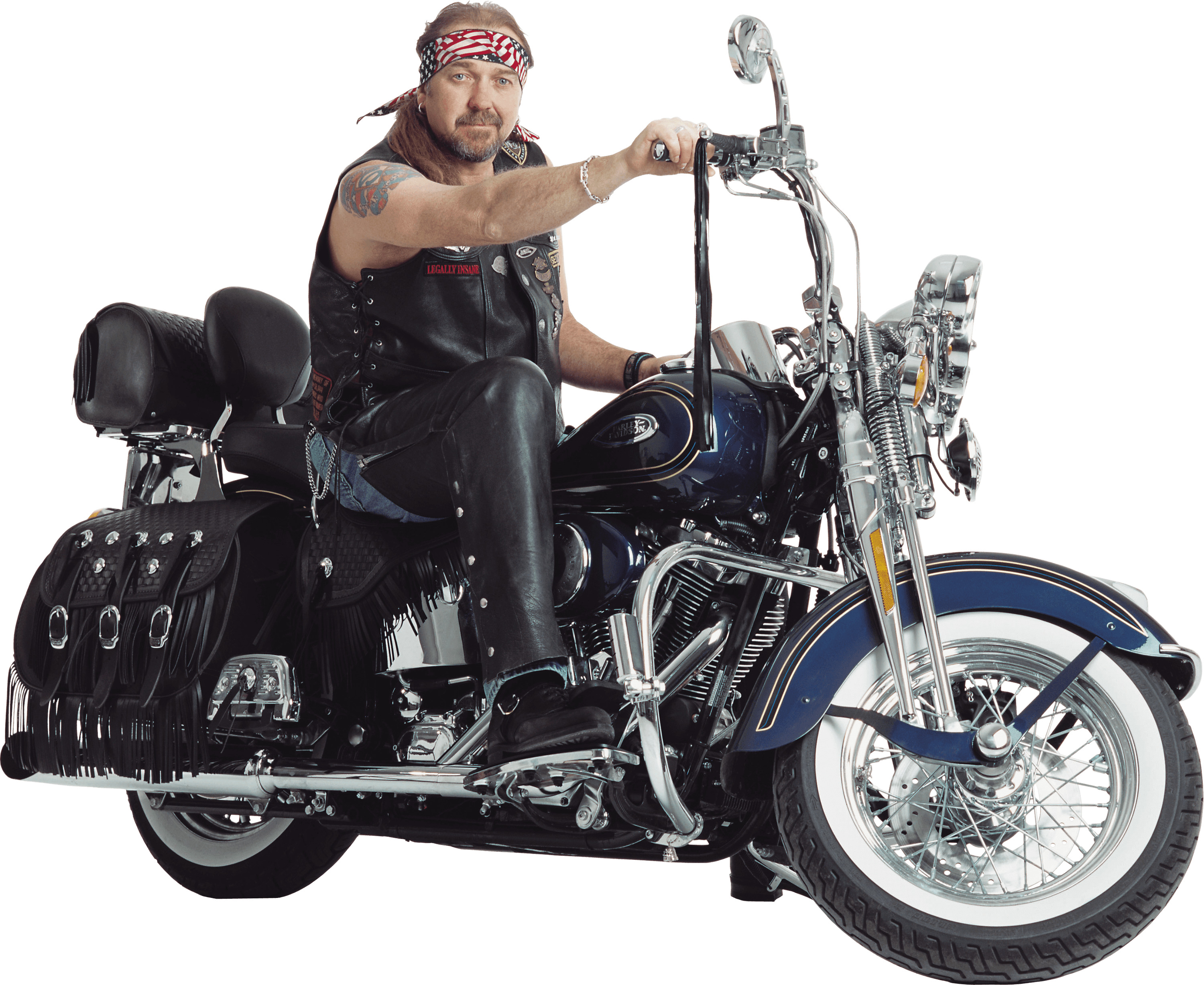Motorbiker Harley Davidson Motorcycle PNG icons