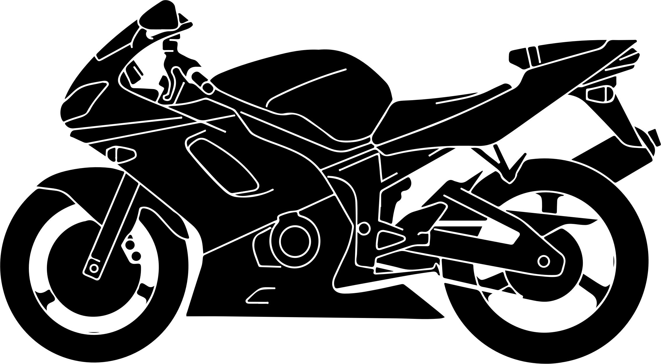 Motorcycle Silhouette Vector png