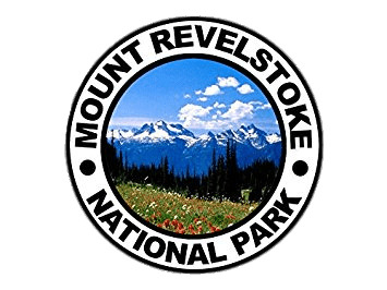 Mount Revelstoke National Park Round Sticker icons