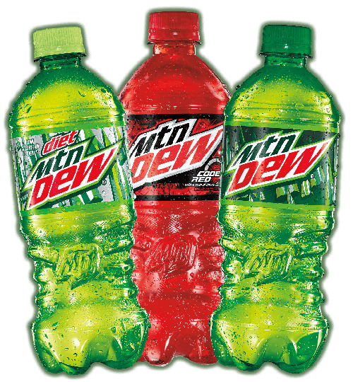 Mountain Dew 3 Bottles png icons