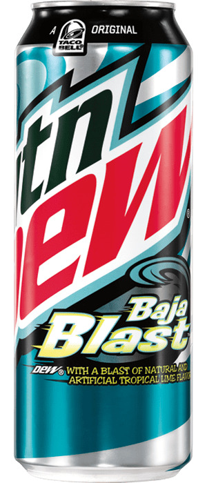 Mountain Dew Baja Blast Can png icons