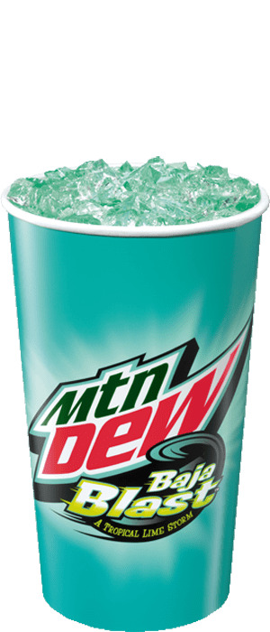 Mountain Dew Baja Blast In Paper Cup icons