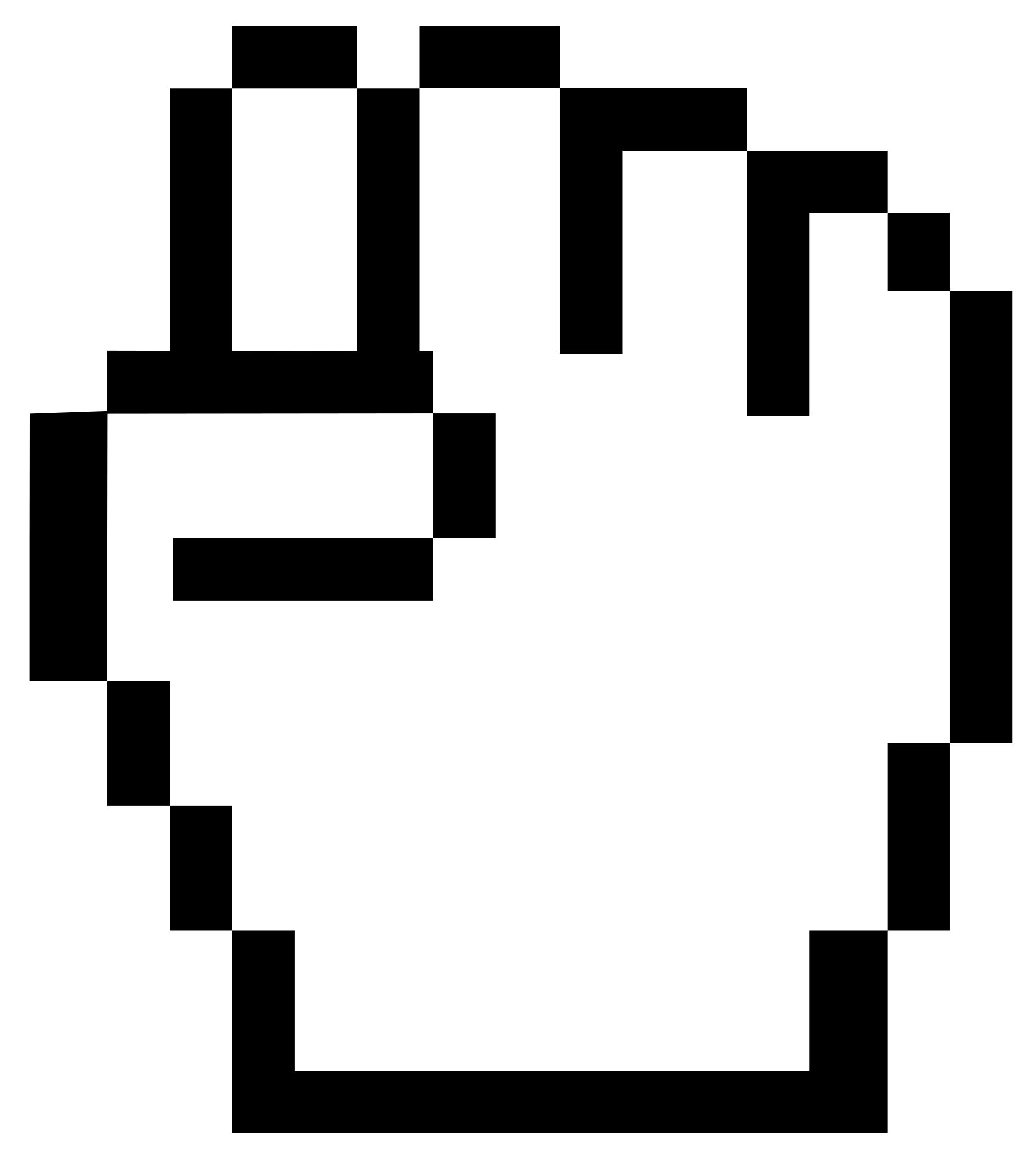 mouse pointer fist png