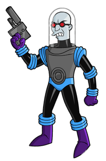 Mr. Freeze Holding A Gun png icons